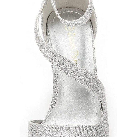 Sz 9.5 DREAM PAIRS Women's NILE Fashion Stilettos Open Toe Pump Heel Sandals - Picture 4 of 6